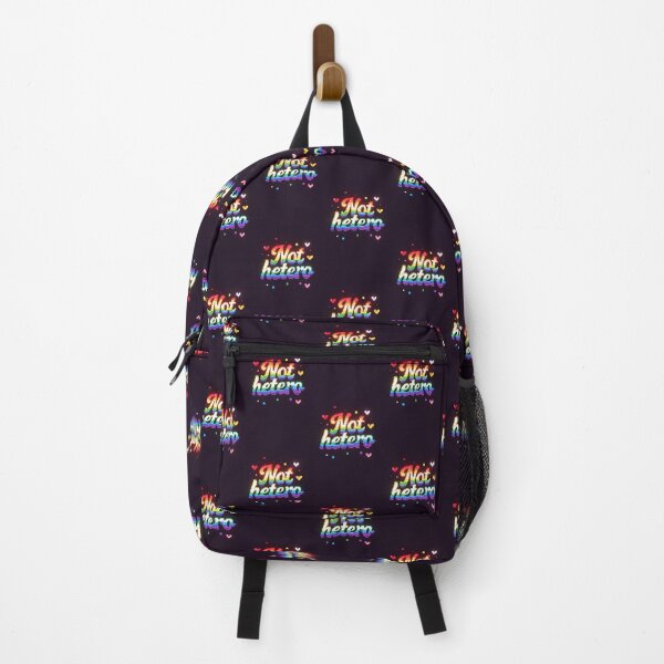 Item preview, Not Hetero Rainbow Pixel Pride designed and sold by ZhivanCrimson.