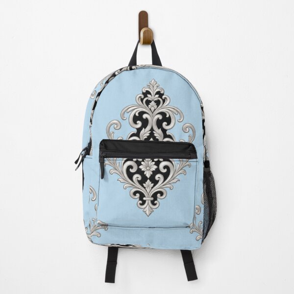 Item preview, Ice Blue, Black Stripes & Silver Baroque designed and sold by DesignsByPrnces.