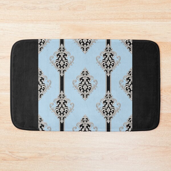 Item preview, Ice Blue, Black Stripes & Silver Baroque designed and sold by DesignsByPrnces.