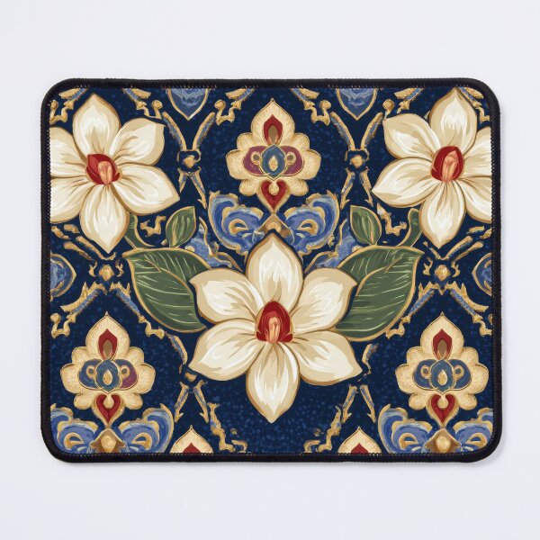 Item preview, Scandinavian Jasmine - Etchnic Nordic Vintage Flower Pattern designed and sold by scicilysimonee.