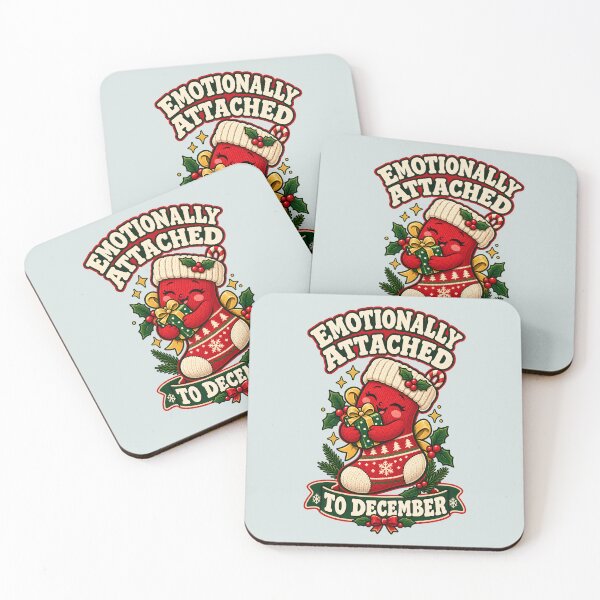 Item preview, Emotionally Attached to December Christmas Stocking designed and sold by  MAD's Recreation Studio.