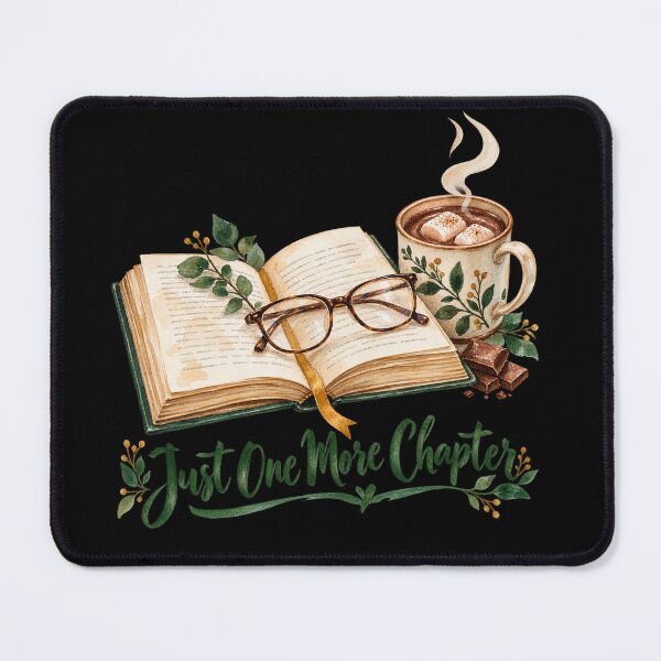 Item preview, Just One More Chapter Cozy Watercolor Reading designed and sold by Ela-graphicwiz.