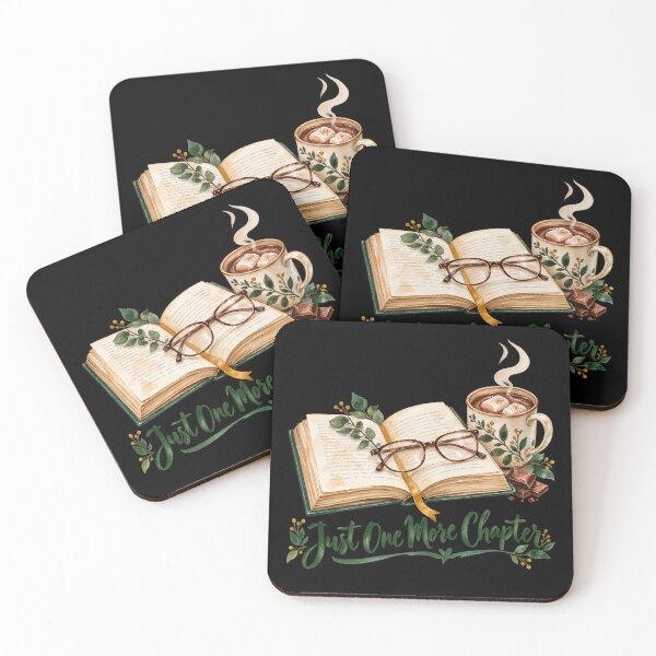 Item preview, Just One More Chapter Cozy Watercolor Reading designed and sold by Ela-graphicwiz.