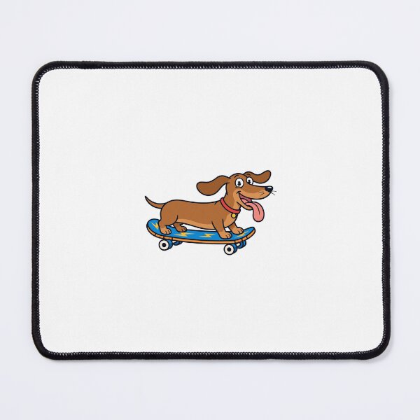 Item preview, Dachshund Riding Skateboard designed and sold by Nichely.