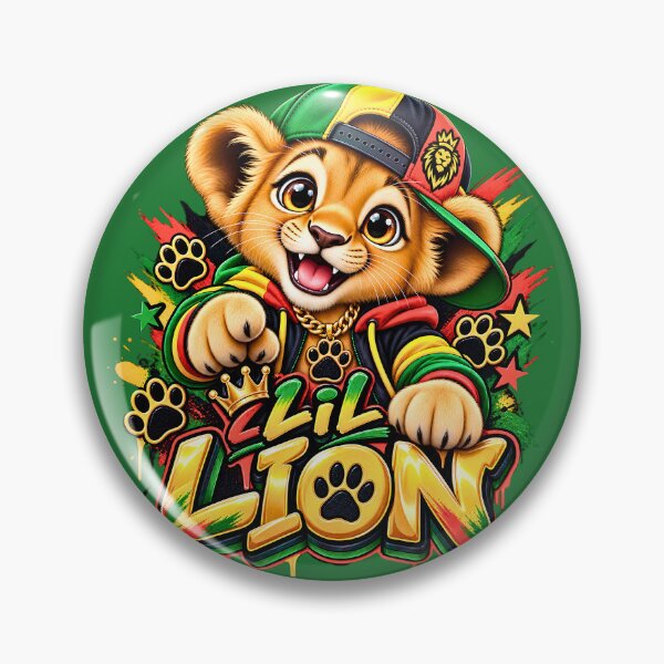 Item preview, Lil Lion Reggae Vibe Cute Baby Lion King Streetwear Art   designed and sold by digitalbob60.