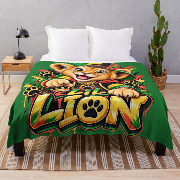 Item preview, Lil Lion Reggae Vibe Cute Baby Lion King Streetwear Art   designed and sold by digitalbob60.