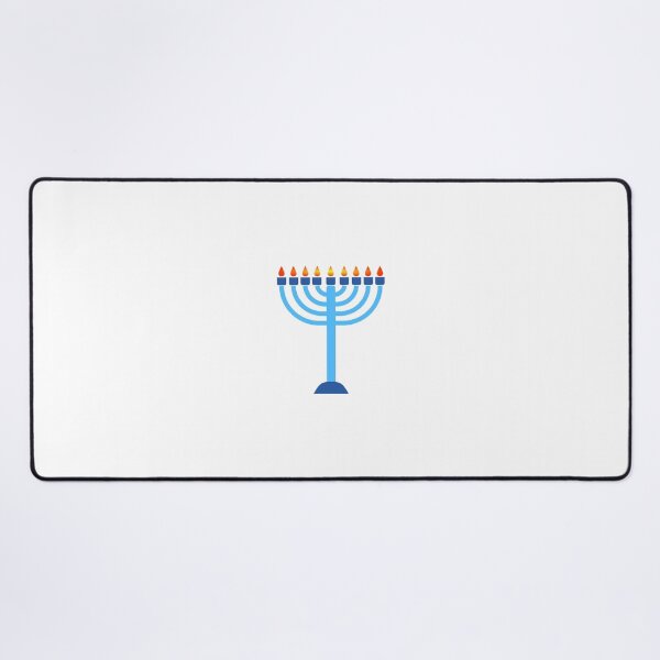 Item preview, Happy Hanukkah Menorah candles designed and sold by Inspirationmotivation.