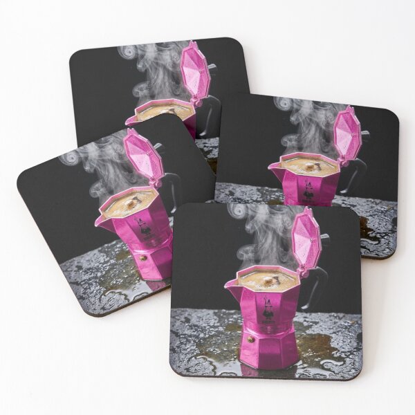 Item preview, Pink Italian Moka Pot designed and sold by Cafetera Moka Italiana.
