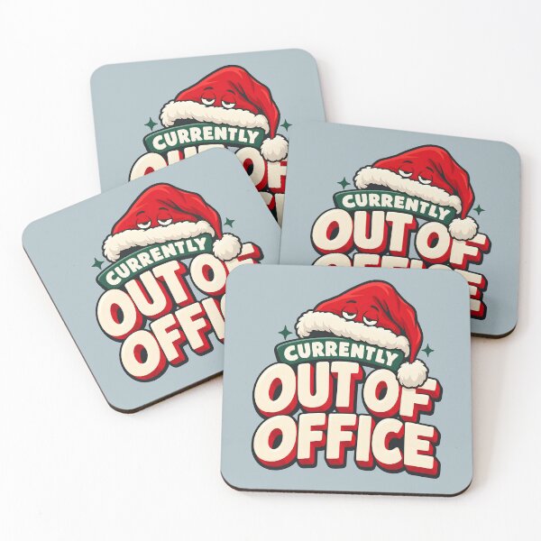 Item preview, Currently Out of Office Christmas Santa Hat designed and sold by  MAD's Recreation Studio.