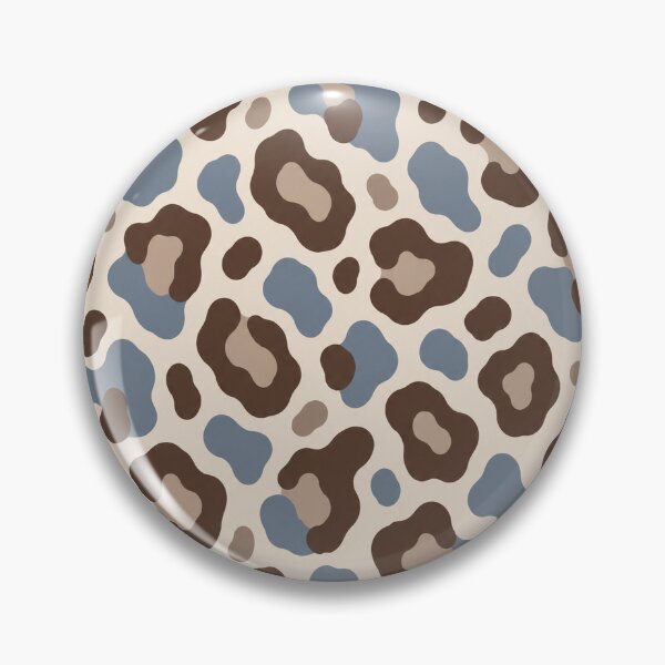 Item preview, Modern Blue Brown Leopard Pattern designed and sold by Glottopia.