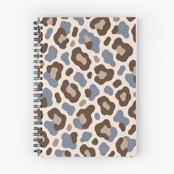 Item preview, Estampado moderno de leopardo azul y marrón designed and sold by Glottopia.