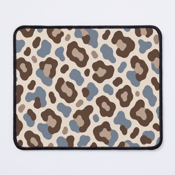 Item preview, Modern Blue Brown Leopard Pattern designed and sold by Glottopia.