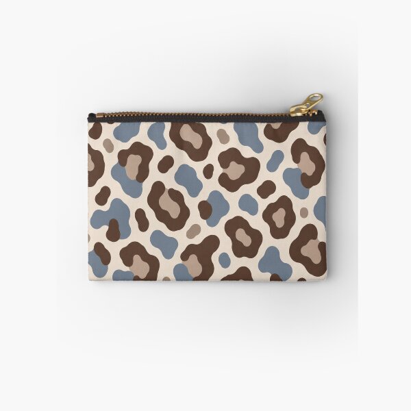 Item preview, Modern Blue Brown Leopard Pattern designed and sold by Glottopia.