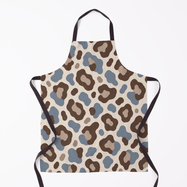 Item preview, Modern Blue Brown Leopard Pattern designed and sold by Glottopia.