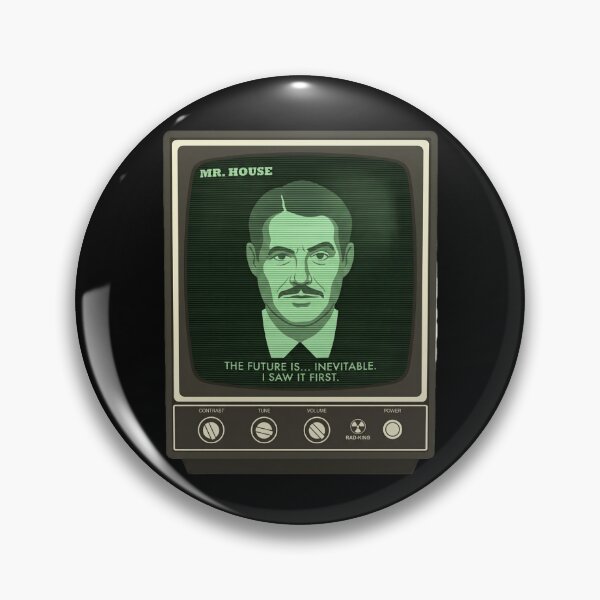 Item preview, Mr. House Retro TV Monitor - Fallout Quote Art designed and sold by qfa Originals.