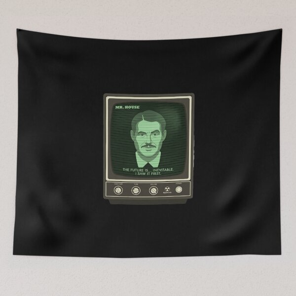 Item preview, Mr. House Retro TV Monitor - Fallout Quote Art designed and sold by qfa Originals.