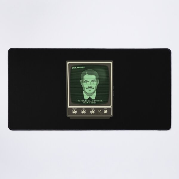 Item preview, Mr. House Retro TV Monitor - Fallout Quote Art designed and sold by qfa Originals.