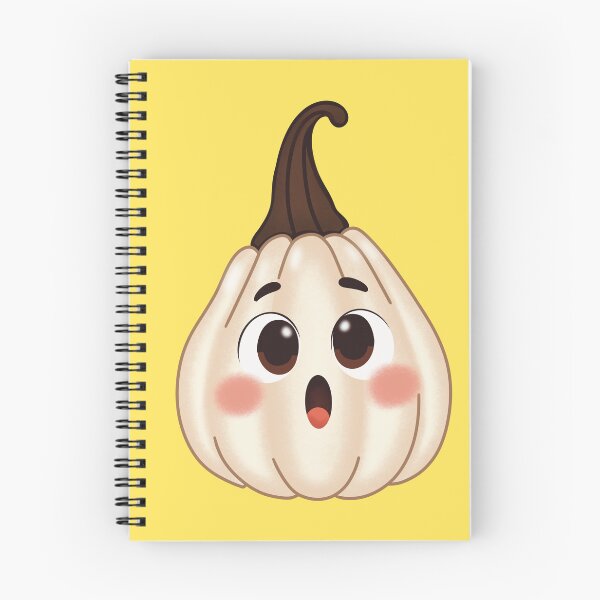 Item preview, Surprised White Pumpkin Cute Fall Character designed and sold by creartdsign.