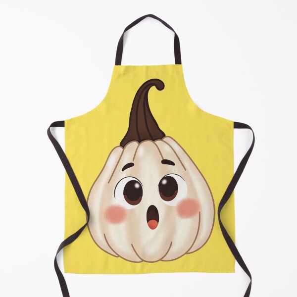 Item preview, Surprised White Pumpkin Cute Fall Character designed and sold by creartdsign.