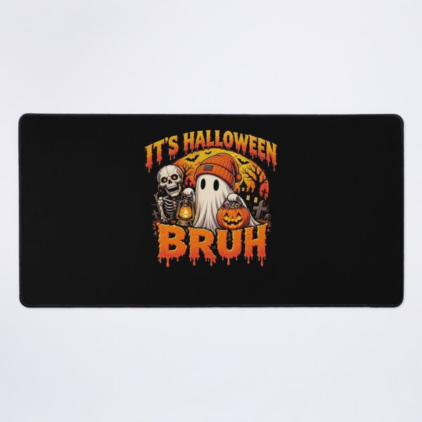 Item preview, Its Halloween Bruh Cute Ghost Skeleton designed and sold by alvablakefg.