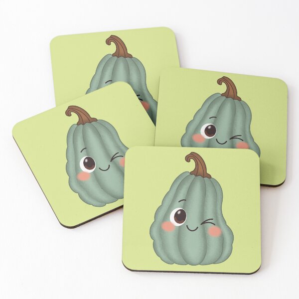 Item preview, Winking Green Pumpkin Cute Fall Character designed and sold by creartdsign.