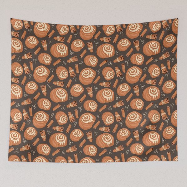 Item preview, Cute Cinnamon Roll, Cinnamon Sticks and Ribbons designed and sold by A-U-Design.
