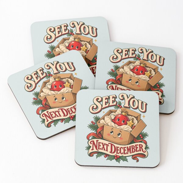 Item preview, See You Next December Christmas Ornament Box designed and sold by  MAD's Recreation Studio.