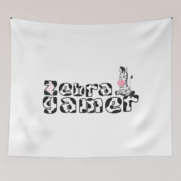 Item preview, Zebra Gamer designed and sold by PickPandaStore.
