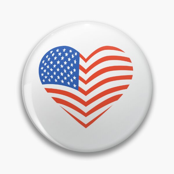Item preview, Stars & Stripes Heart designed and sold by Solika O'Neill.