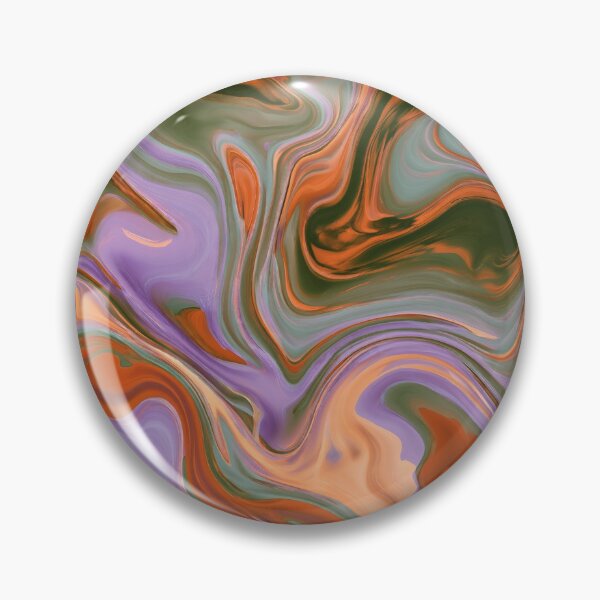 Item preview, Lavender, Olive & Burnt Orange Dreamy Marble Swirl designed and sold by AlfiB.