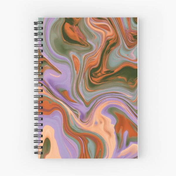 Item preview, Lavender, Olive & Burnt Orange Dreamy Marble Swirl designed and sold by AlfiB.