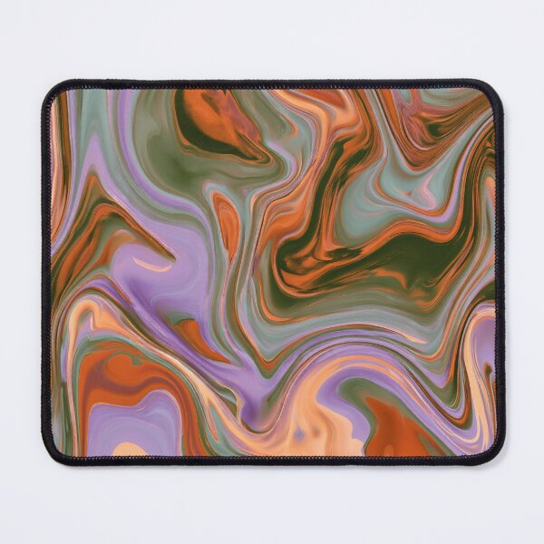 Item preview, Lavender, Olive & Burnt Orange Dreamy Marble Swirl designed and sold by AlfiB.