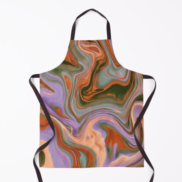 Item preview, Lavender, Olive & Burnt Orange Dreamy Marble Swirl designed and sold by AlfiB.