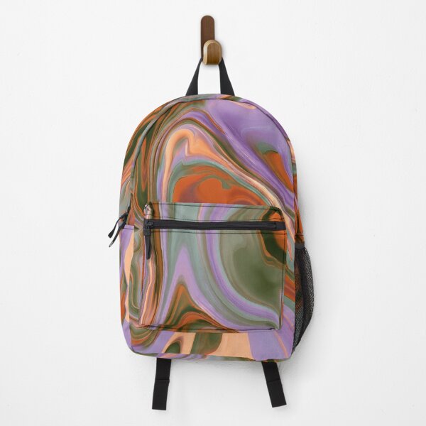 Item preview, Lavender, Olive & Burnt Orange Dreamy Marble Swirl designed and sold by AlfiB.