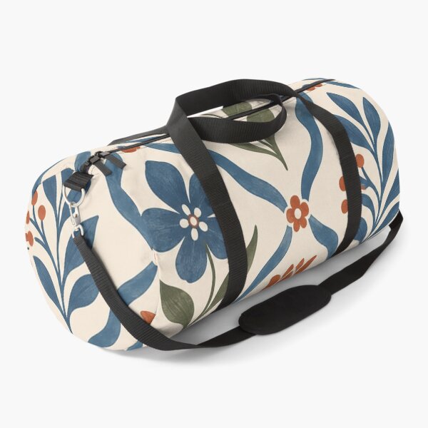 Item preview, Mid Century Botanical Trellis Floral Pattern designed and sold by Glottopia.