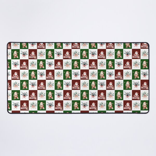 Item preview, Watercolor Vintage Santa Botanical Christmas Pattern designed and sold by VibranPalette.