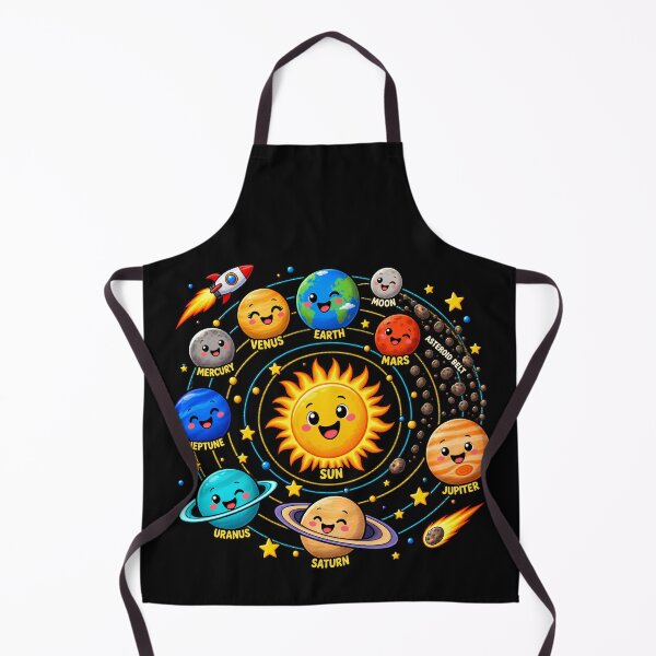 Item preview, Girs Loves Planets Space System Lover Retro Solar designed and sold by Genius Geek.