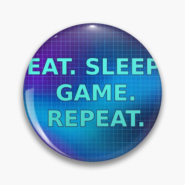 Artikelvorschau, Eat Sleep Game Repeat entworfen und verkauft von Nichely.