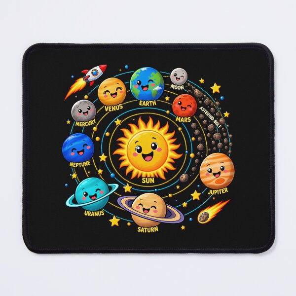 Item preview, Boys Loves Planets Space System Lover Retro Solar designed and sold by Genius Geek.