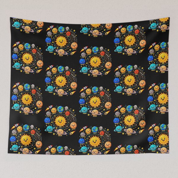 Item preview, Boys Loves Planets Space System Lover Retro Solar designed and sold by Genius Geek.