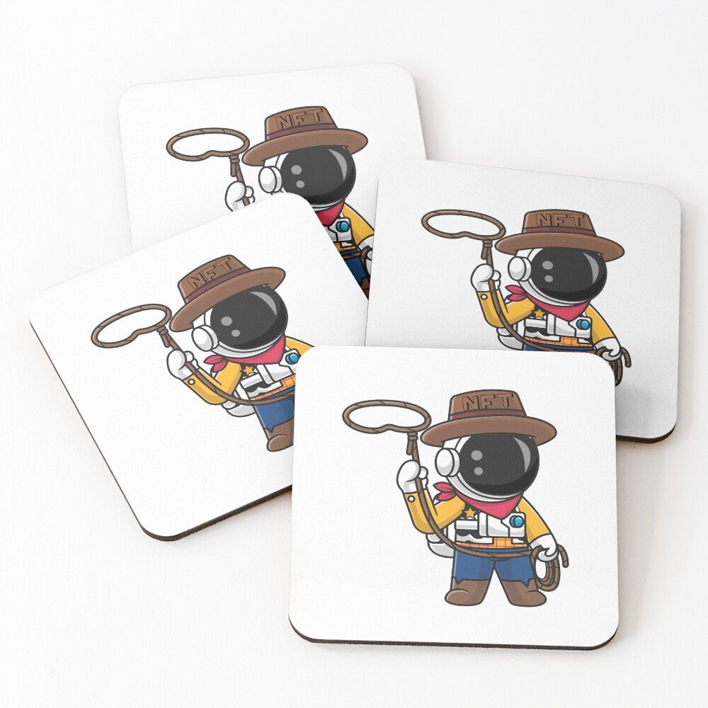 Item preview, Coasters (Set of 4) designed and sold by Crypto-NFT22.