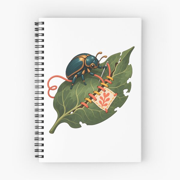 Item preview, Beetle Repairing a Torn Leaf designed and sold by Philippa Shop.