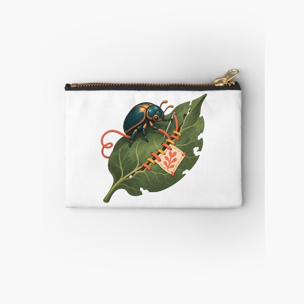 Item preview, Beetle Repairing a Torn Leaf designed and sold by Philippa Shop.