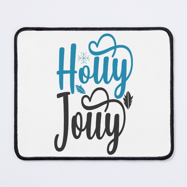 Item preview, Holly Jolly Christmas Quote Festive Holiday Christmas Vibes designed and sold by FuzionRaptor.