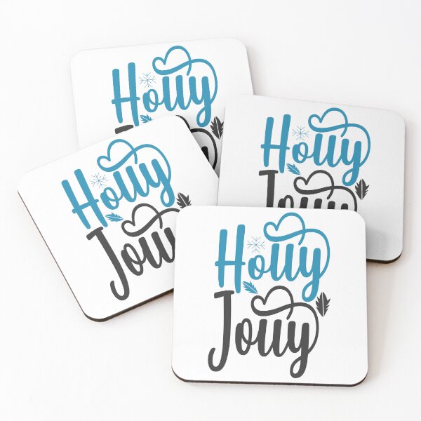 Item preview, Holly Jolly Christmas Quote Festive Holiday Christmas Vibes designed and sold by FuzionRaptor.