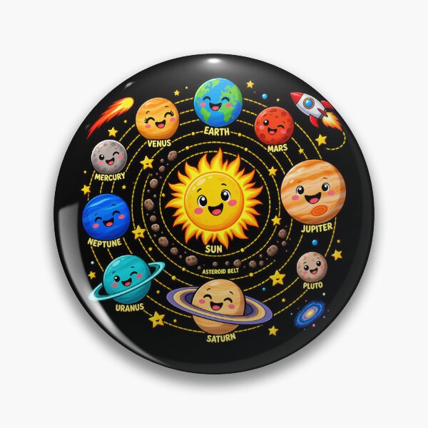 Item preview, Boys Loves Planets Space System Lover Retro Solar designed and sold by Genius Geek.