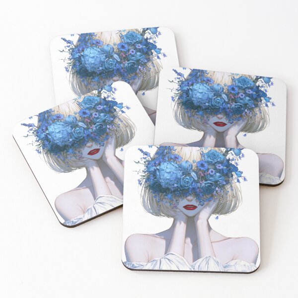 Item preview, Blue Bloom Hidden in Flowers designed and sold by kaipapershop.