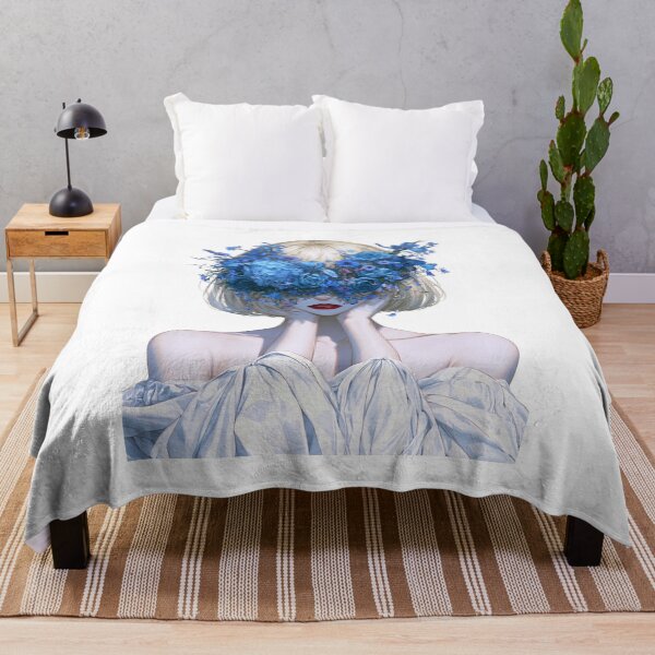 Item preview, Blue Bloom Hidden in Flowers designed and sold by kaipapershop.