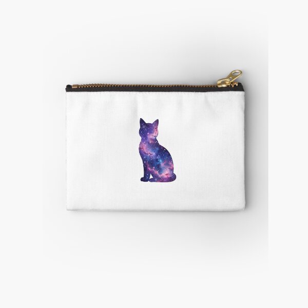 Item preview, Galaxy Cat Silhouette designed and sold by Nichely.