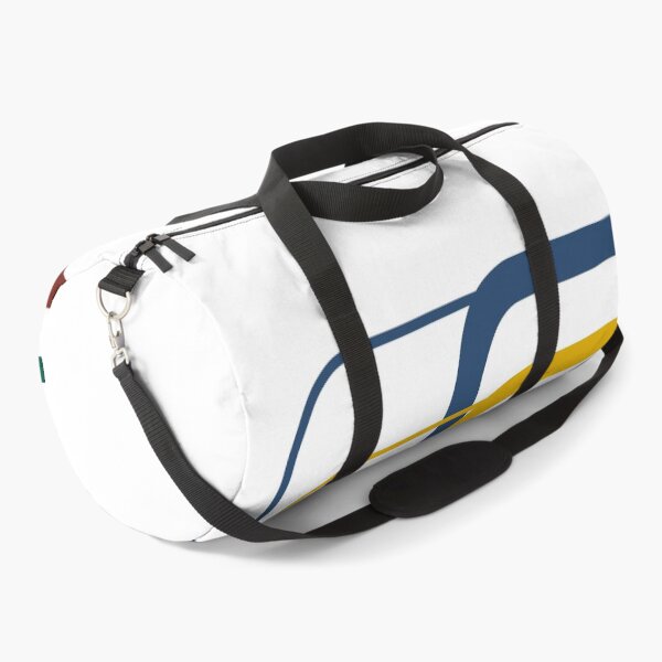 Item preview, Modern Curved Flow Line Spectrum Abstract Subway Route Art designed and sold by LensDyn™.
